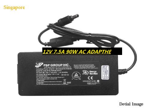 *Brand NEW* FSP090-AHAT2 FSP 12V 7.5A 90W-5.5x2.1mm AC ADAPTHE POWER Supply - Click Image to Close